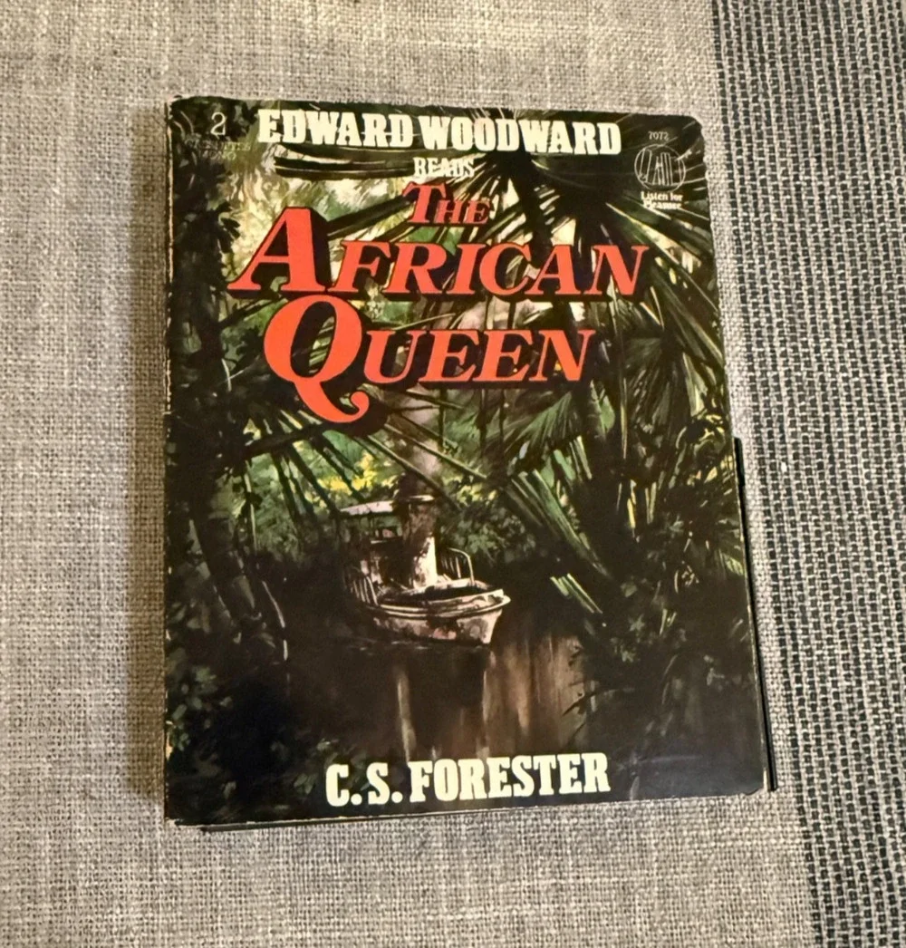 🎧 The African Queen – C.S. Forester | Audiobook Cassette Set (Edward Woodward)